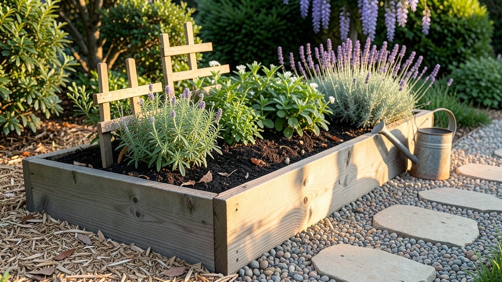 Raised Garden Bed In Front Of House: Year-Round Curb Appeal With Low-Maintenance Design