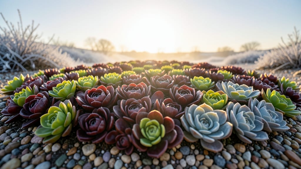 Sedum and Sempervivum Succulent Beds