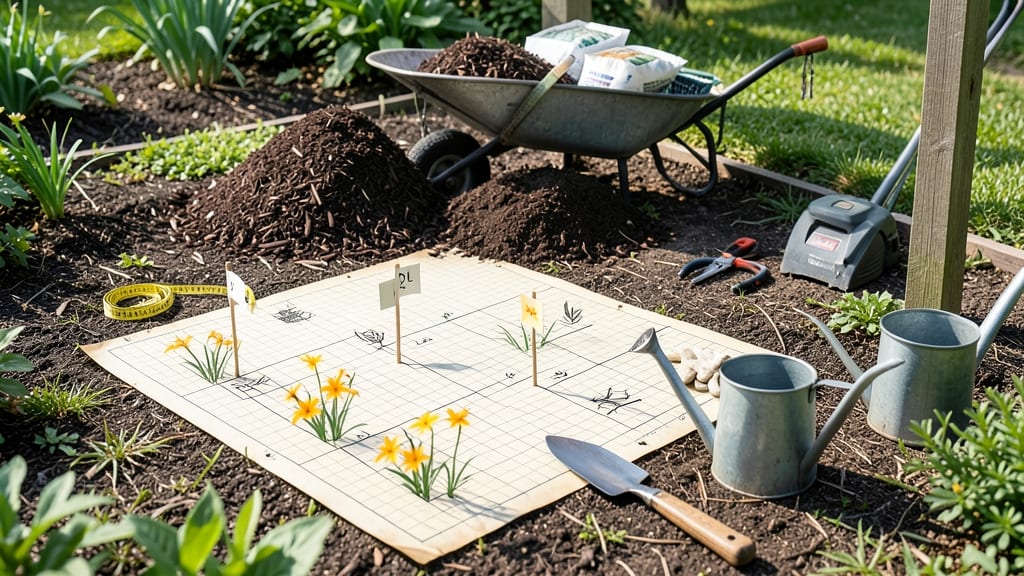 How to Plan a Flower Bed Layout: Modular Zones for Year-Round Color & Low-Maintenance Beauty