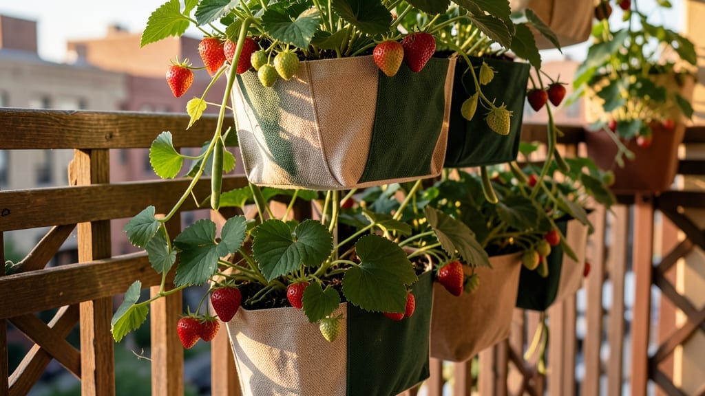 Hanging Pocket Planters for Trailing Veggies