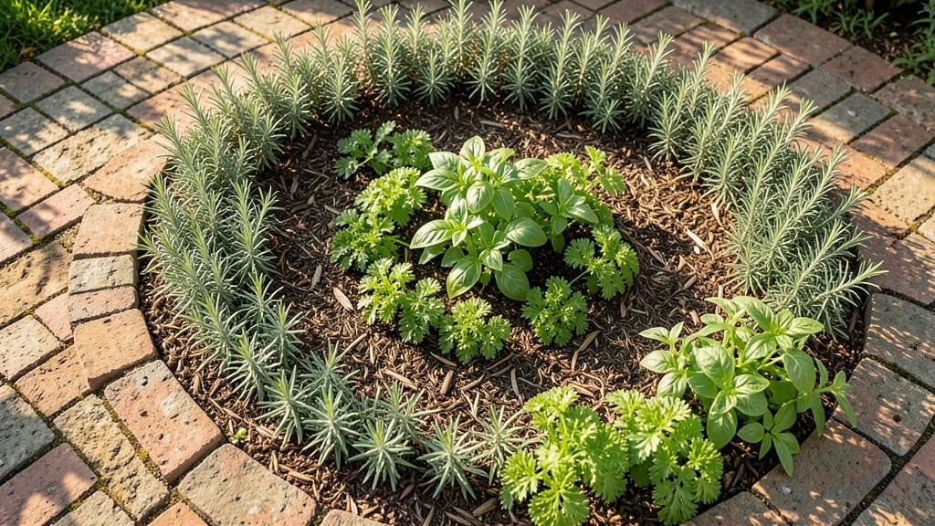 Spiral Herb Garden Bed Design