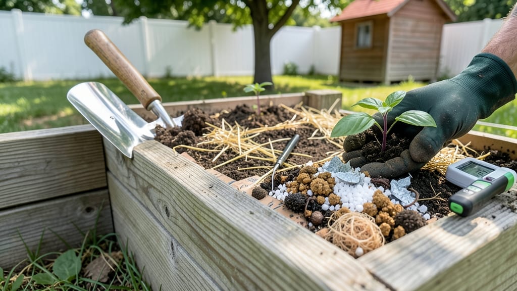 Raised Garden Bed Soil Mixture: Layered Loam for Thriving Plants