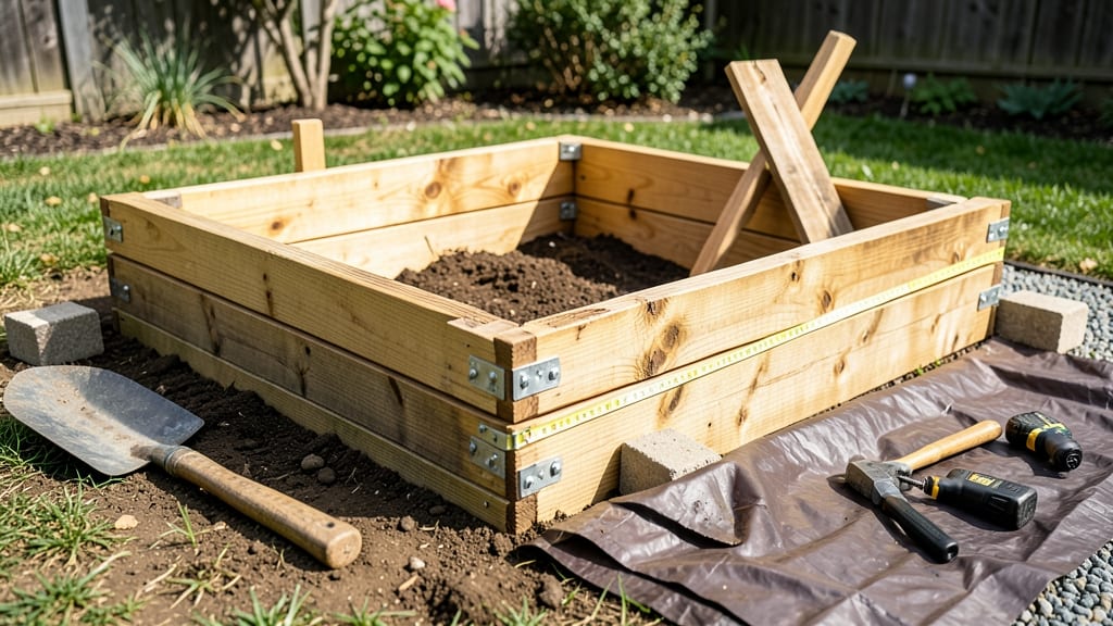 How to Build a Raised Garden Bed Cheap: No-Waste Pallet Frame for Durable Growing Space