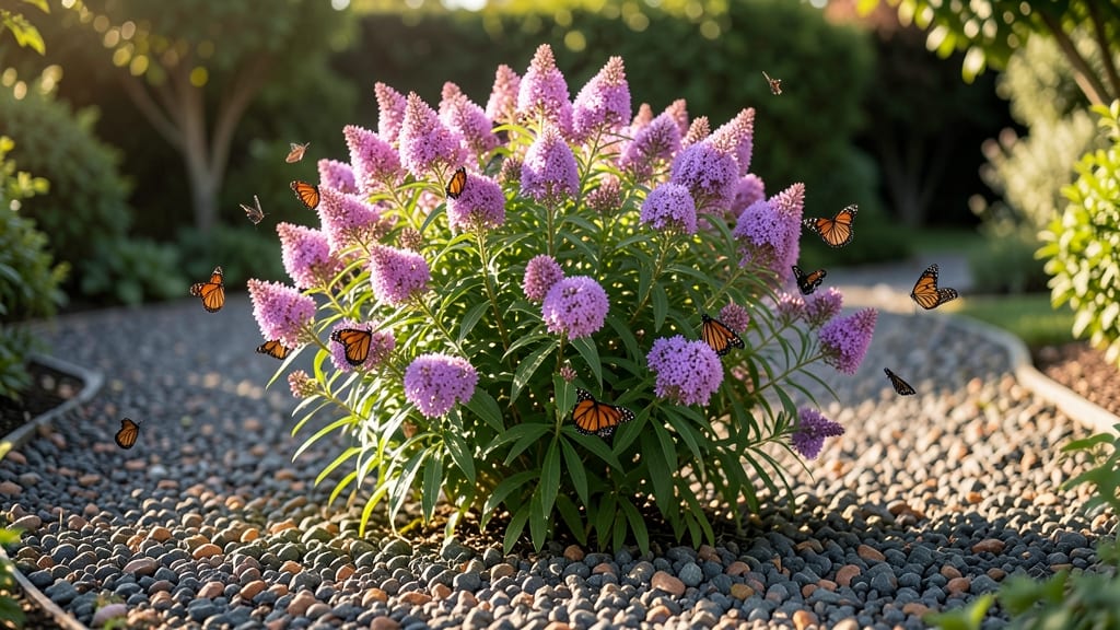 Butterfly Bush Gravel Oasis