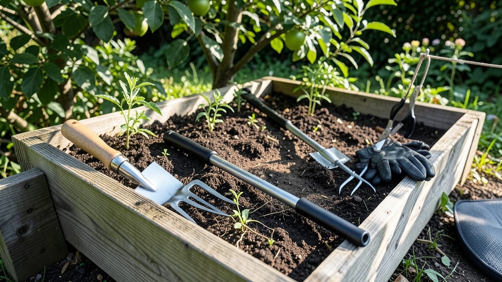 Raised Bed Tools: Precision Digging and Planting Kit for Small-Space Gardens