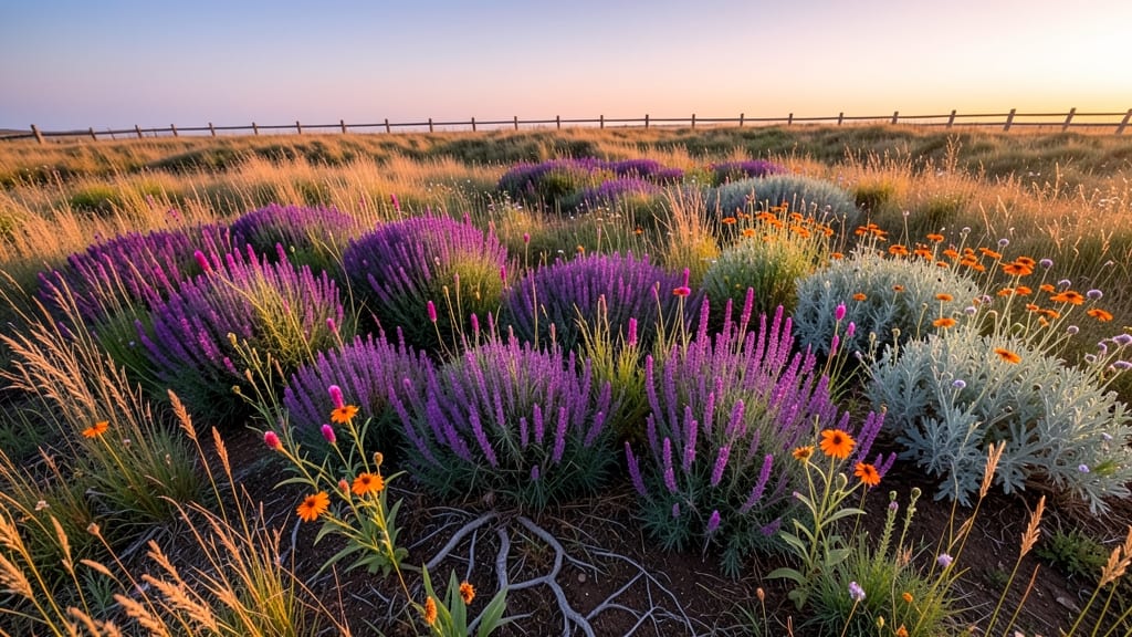 Native Prairie Restoration Bed