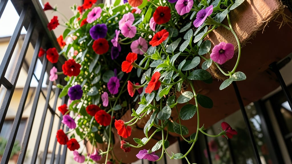 Hanging Basket Impatiens Cascade