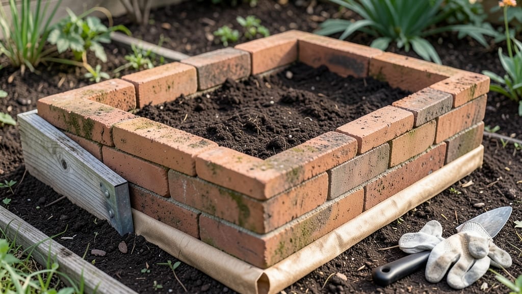 Brick Raised Beds Without Mortar: Stackable Design for Year-Round Garden Strength