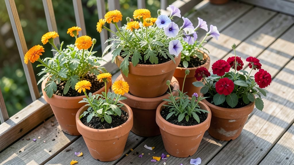 Container Flower Bed On A Budget