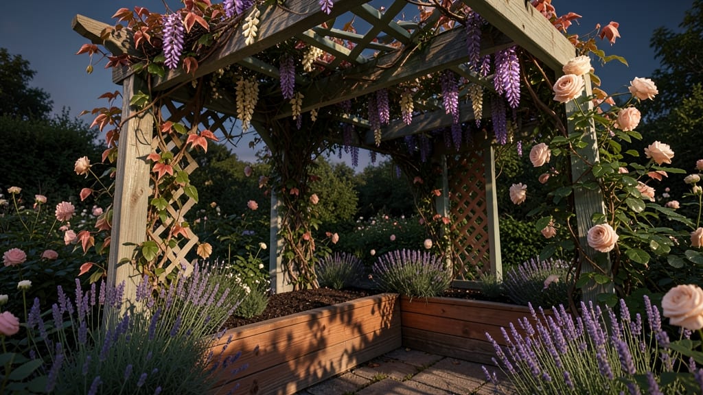 Pergola With Climbing Vines