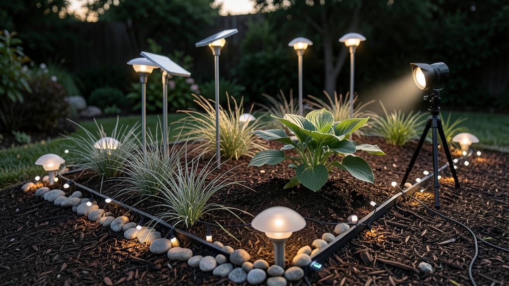 Garden Bed Lighting: Solar-Powered Pathway Glow for Nighttime Gardens