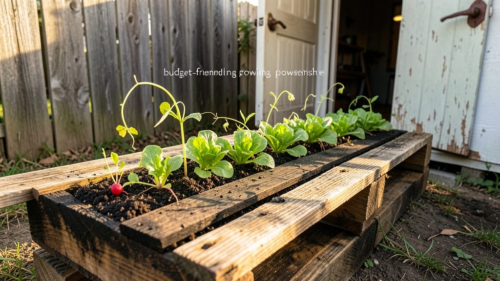 Pallet Wood Planter Garden