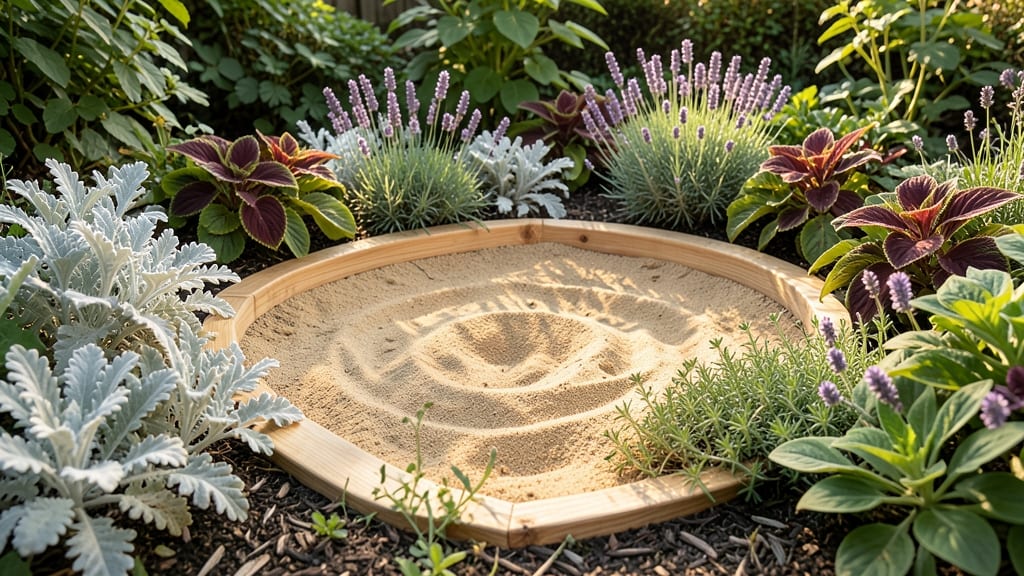 Children's Sensory Garden with Textured Plants