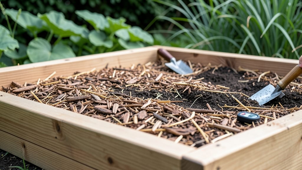 Raised Bed Mulch Layer: Year-Round Soil Protection in 3 Layers