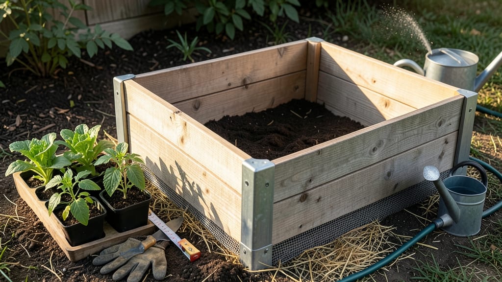 Enclosed Raised Garden Bed Plans: Elevated Edges That Lock in Soil and Stop Weeds