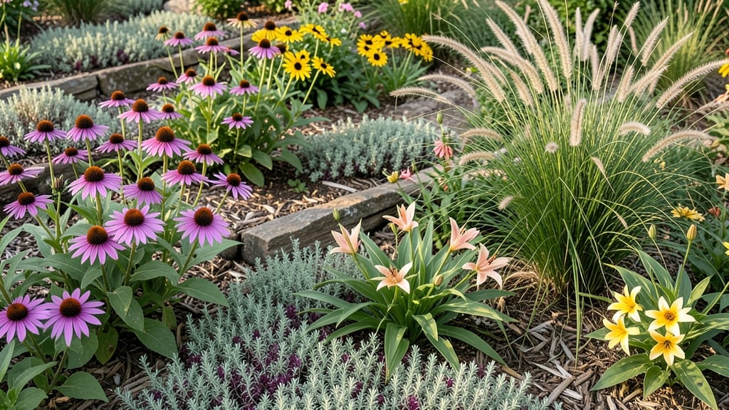 Flower Bed On Hill Design: Terraced Drama With Year-Round Color