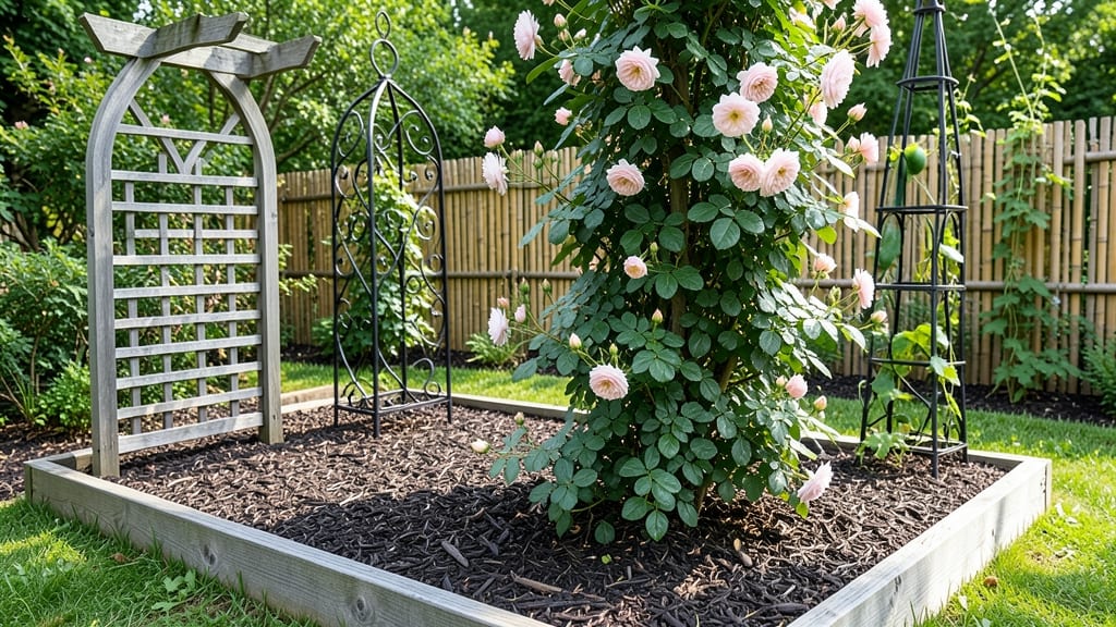 Garden Bed Trellis Ideas: Vertical Space Hacks for Climbing Plants