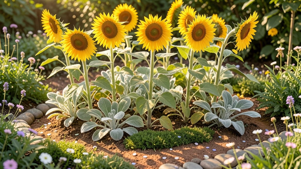 Children's Sensory Garden with Sunflowers