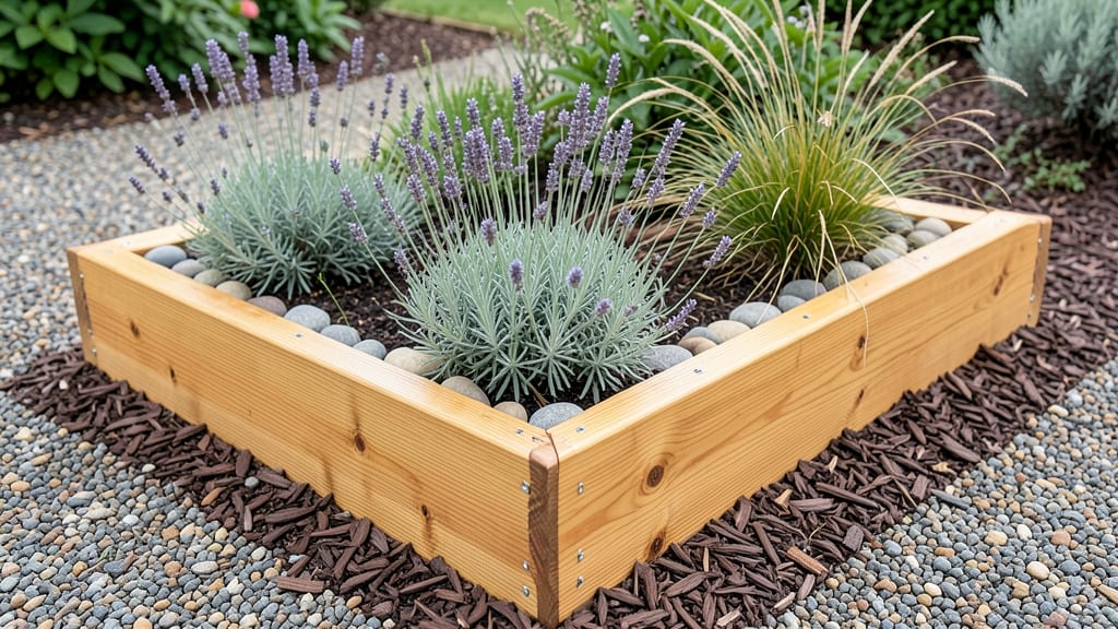 Wood Flower Bed Edging: Timeless Elegance With Natural Stone Definition
