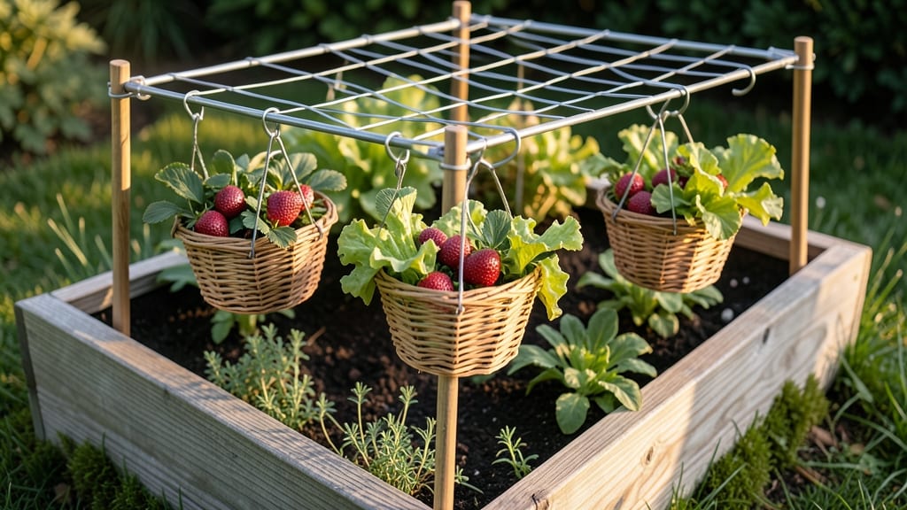 Hanging Basket Trellis System