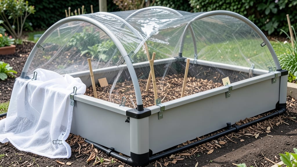 PVC Raised Garden Bed Covers: Frost-Proof Protection for Year-Round Plant Care