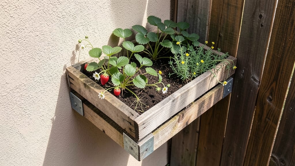 Single Pallet Corner Planter