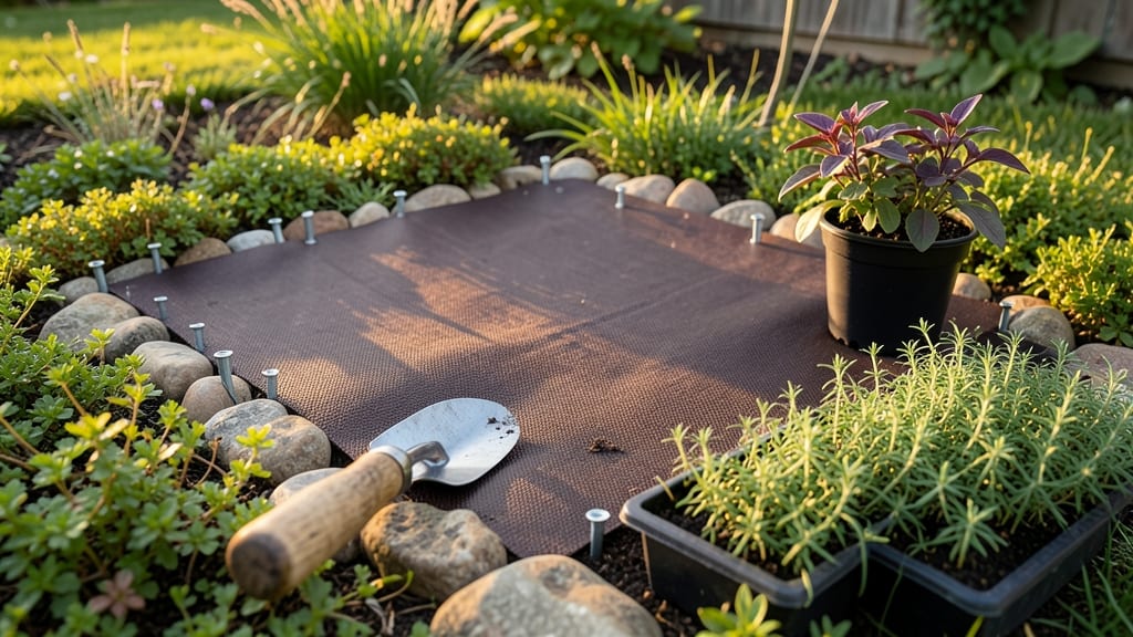 Flower Bed Matting: Weed-Blocking Base for Pristine Garden Beds