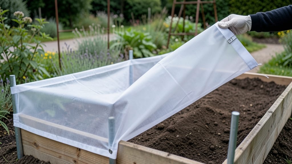 4x4 Raised Bed Cover: Modular Frost-Proof Fabric for Year-Round Plant Protection