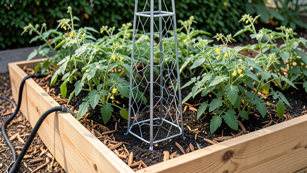 Raised Bed Cage: Modular Plant Support for Vertical Growth