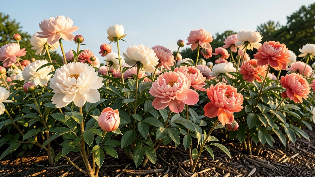 Cutting Garden with Long-Stemmed Peonies