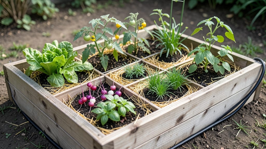 Square Foot Gardening Layout Raised Bed Vegetable Garden: Maximize Yield in Compact Raised Beds