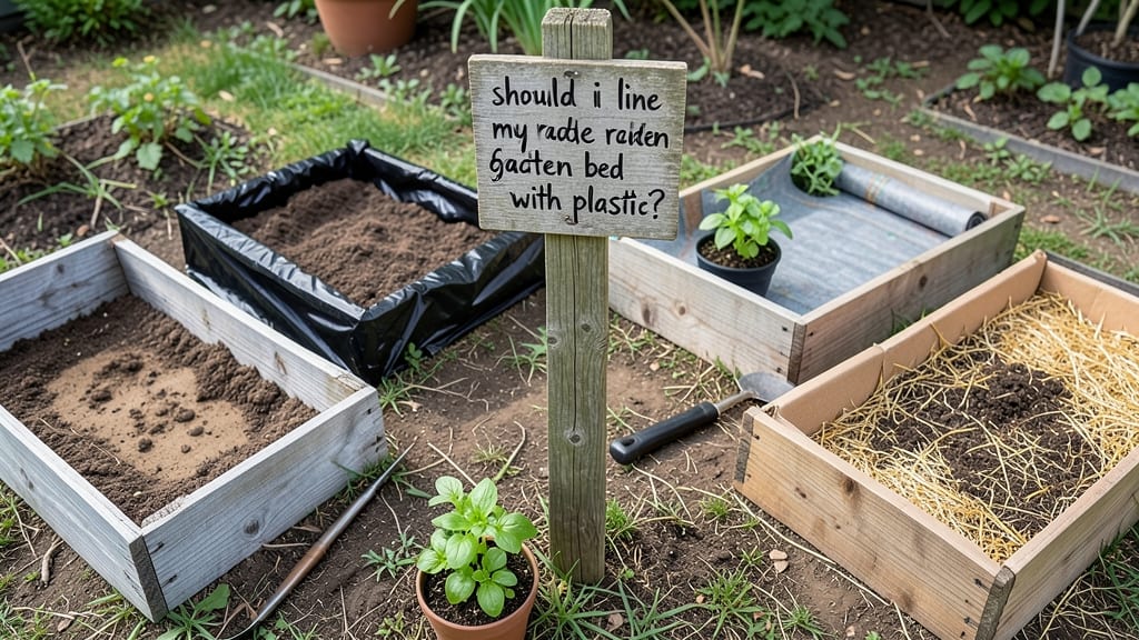 Should I Line My Raised Garden Bed With Plastic: Weighing Soil Health vs. Weed Control Trade-Offs