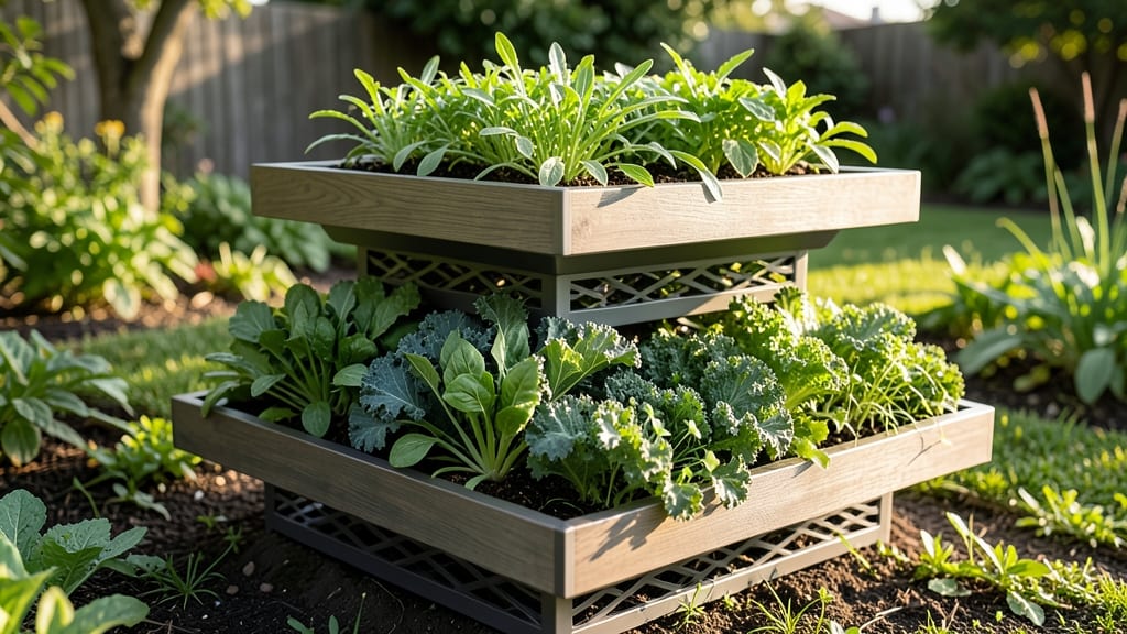 Tiered Salad Table Planter