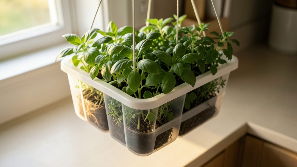 Hanging Shoe Organizer Herb Garden