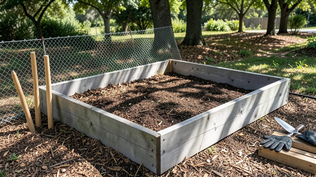 Raised Garden Bed With Screen: Screened-In Privacy for Year-Round Plant Protection