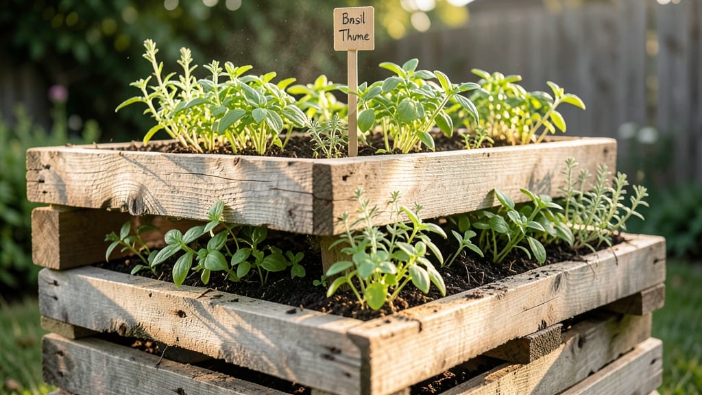 Pallet Wood Planter Box Layout