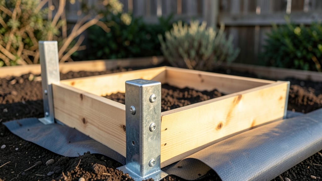 Raised Garden Bed Corner Posts: Modular Height System for Perfect Plant Spacing