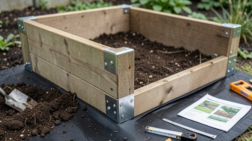 Waist-High Raised Garden Bed Plans PDF: Modular Height System for Perfect Plant Zones