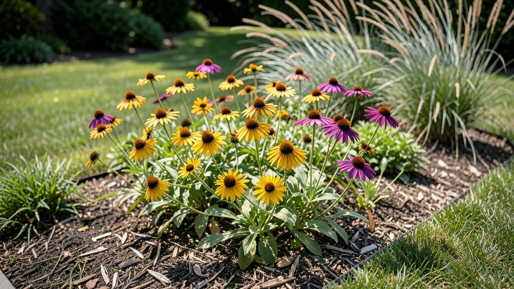 Sunny Border with Black-Eyed Susans