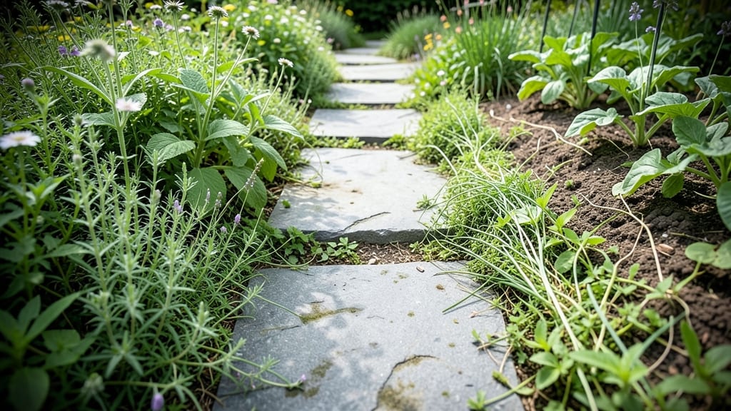 Stepping Stone Herb Garden