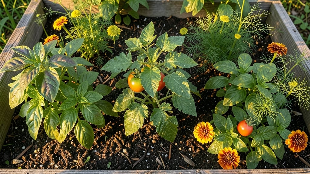 Herb-Infused Pest Control Garden Layout
