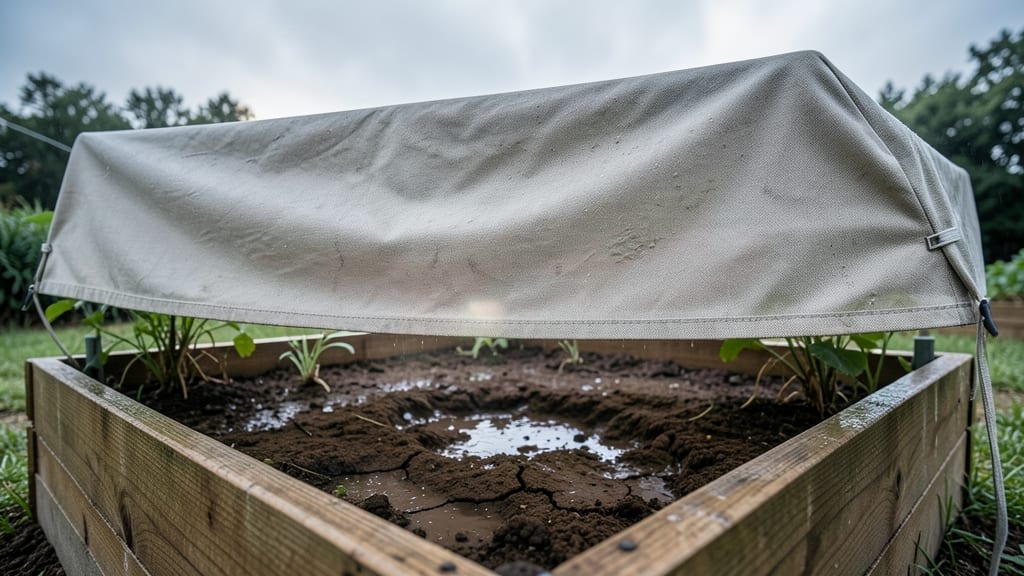 Foldable Fabric Canopies for Rain Protection