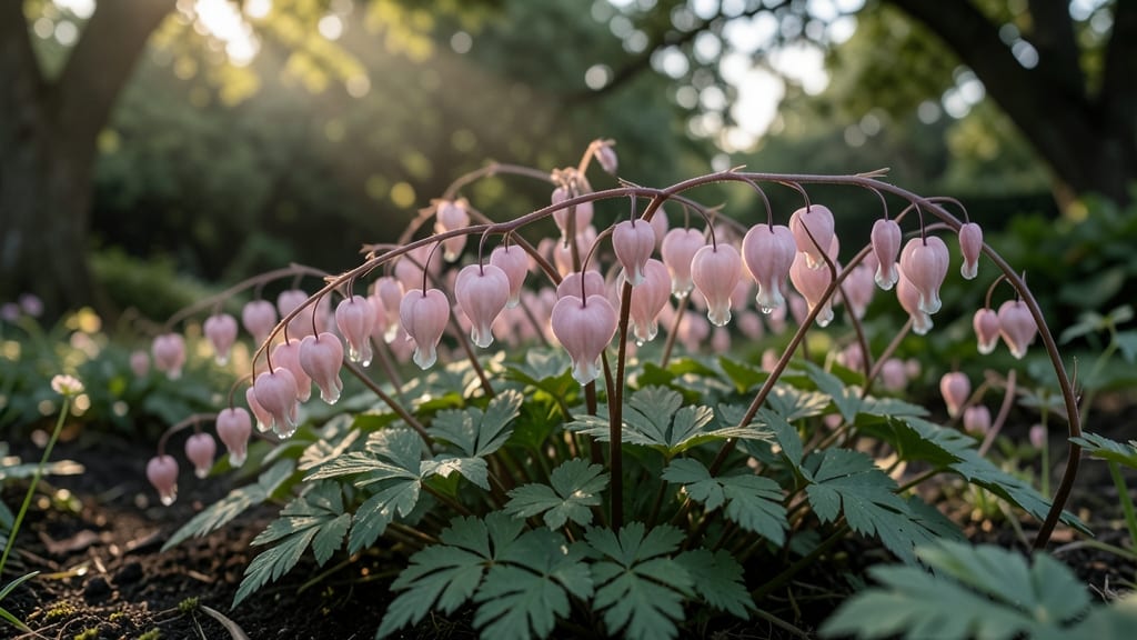 Bleeding Heart Flowers in Pink