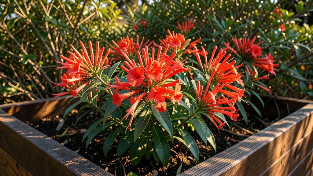 Firebush Shrub for Hummingbird Attraction