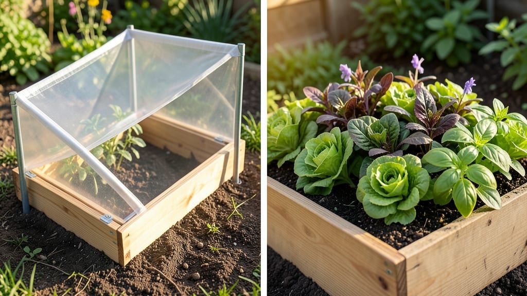 DIY Hinged Garden Bed Covers: Adjustable Protection for Season-Long Plant Care