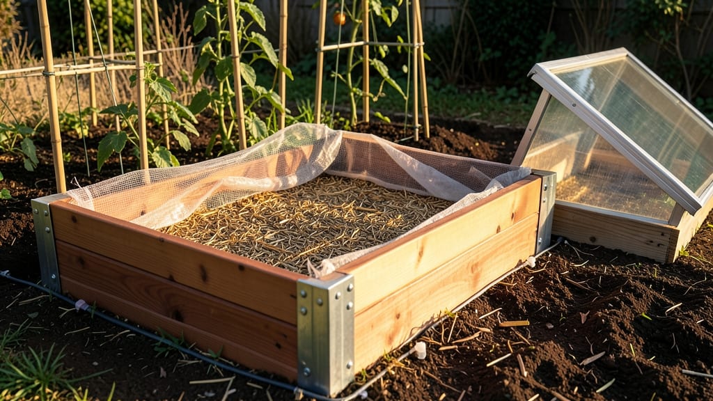 Raised Bed Garden Protection: Layered Defense Against Frost and Pests