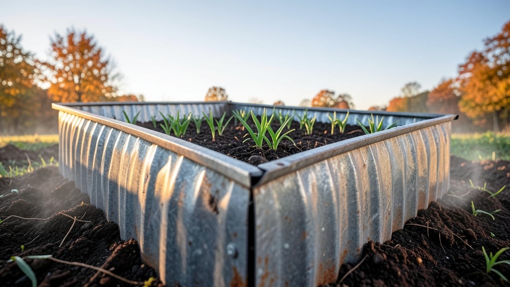 Corrugated Metal for Industrial Gardens