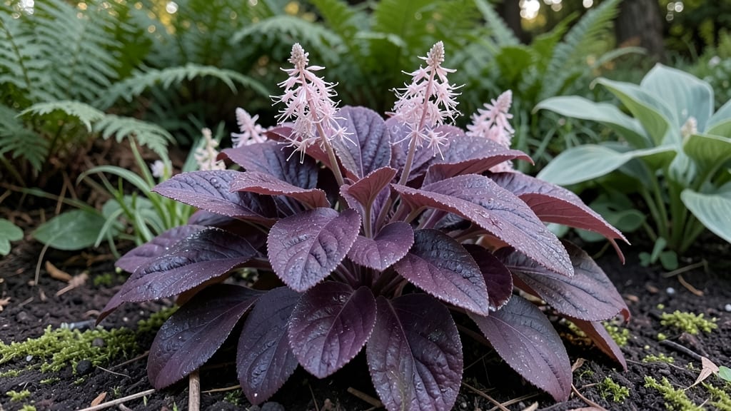 Coral Bells with Purple Leaves