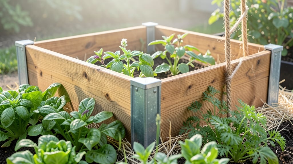 Raised Garden Bed Enclosure: Modular Design for Year-Round Plant Protection