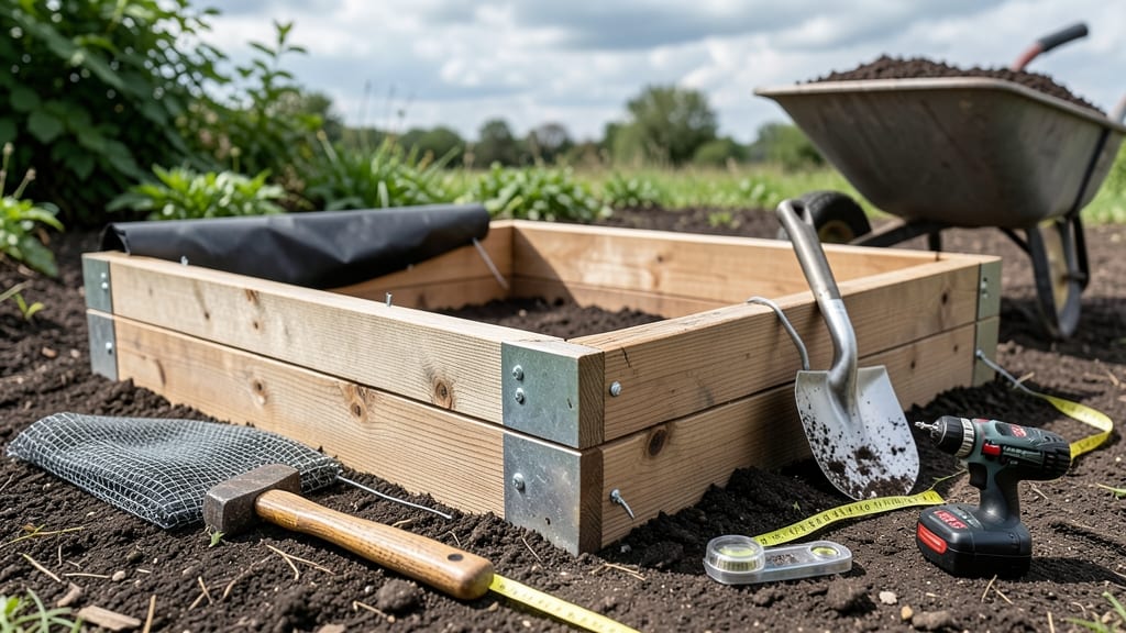 Raised Bed Maker: Modular Wooden Planter Kits for Year-Round Gardening